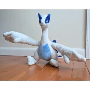 Pokemon Center Original Lugia 17" Plush Stuffed Poseable Anime 2015